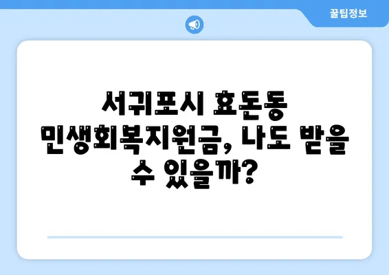 제주도 서귀포시 효돈동 민생회복지원금 | 신청 | 신청방법 | 대상 | 지급일 | 사용처 | 전국민 | 이재명 | 2024