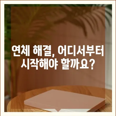 대출 연체 완납, 이제 걱정하지 마세요! | 연체 해결, 완납 전략, 신용 관리