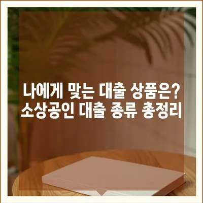 개인사업자 소상공인대출, 성공적인 사업 확장을 위한 맞춤 솔루션 | 대출 종류, 신청 자격, 금리 비교, 성공 사례