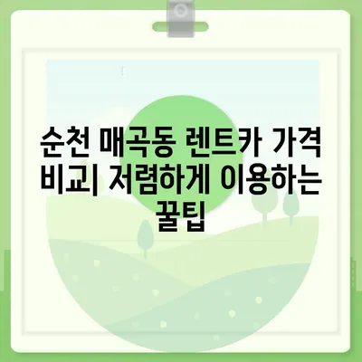 전라남도 순천시 매곡동 렌트카 가격비교 | 리스 | 장기대여 | 1일비용 | 비용 | 소카 | 중고 | 신차 | 1박2일 2024후기