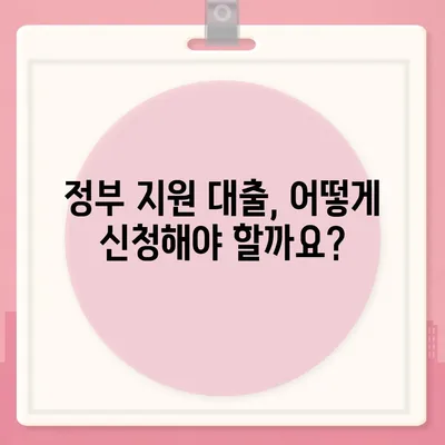 무직자도 가능한 정부 지원 대출, 어디서 받을 수 있을까요? | 정부지원 대출, 무직자 대출, 서민금융, 대출 정보