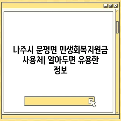 전라남도 나주시 문평면 민생회복지원금 | 신청 | 신청방법 | 대상 | 지급일 | 사용처 | 전국민 | 이재명 | 2024