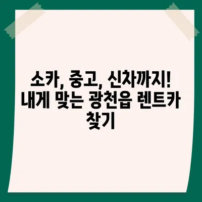 충청남도 홍성군 광천읍 렌트카 가격비교 | 리스 | 장기대여 | 1일비용 | 비용 | 소카 | 중고 | 신차 | 1박2일 2024후기