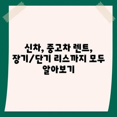 서울시 광진구 화양동 렌트카 가격비교 | 리스 | 장기대여 | 1일비용 | 비용 | 소카 | 중고 | 신차 | 1박2일 2024후기