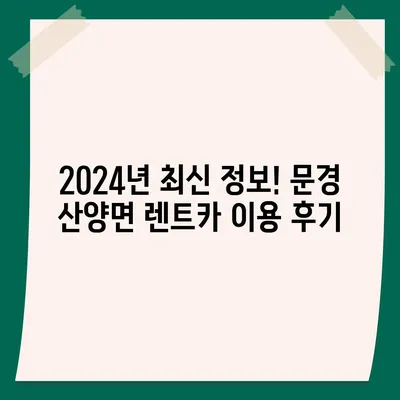 경상북도 문경시 산양면 렌트카 가격비교 | 리스 | 장기대여 | 1일비용 | 비용 | 소카 | 중고 | 신차 | 1박2일 2024후기