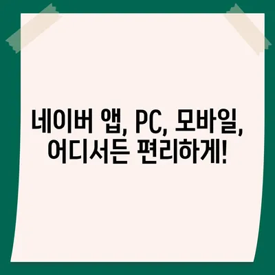 네이버 바로가기| PC, 모바일, 앱 접속 꿀팁 | 네이버, 바로가기, 접속, 꿀팁, 링크