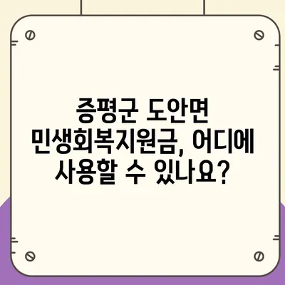 충청북도 증평군 도안면 민생회복지원금 | 신청 | 신청방법 | 대상 | 지급일 | 사용처 | 전국민 | 이재명 | 2024