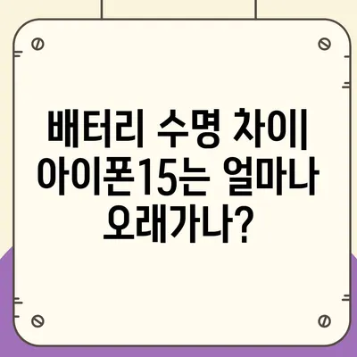 아이폰15 vs 아이폰16 스펙 비교 공개