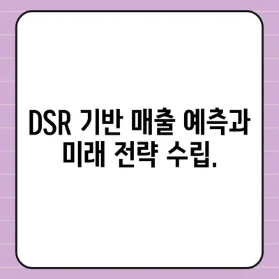 DSR 계산기 사용법| 매출 증진을 위한 효과적인 활용 가이드 | DSR, 매출, 계산, 분석, 마케팅