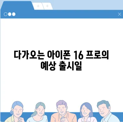 아이폰 16 프로 | 실물 디자인, 출시일 및 변화 정보