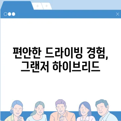 그랜저 하이브리드 장기렌트 후회 없음