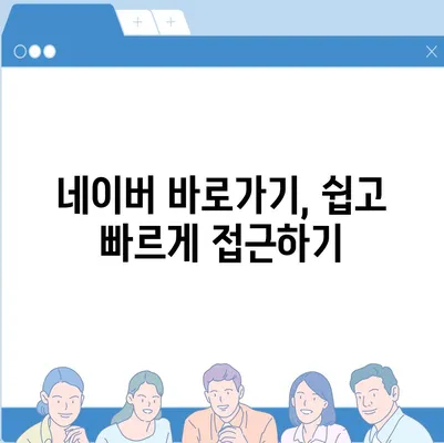 네이버 바로가기| PC, 모바일, 앱, 다양한 접근 방법 총정리 | 네이버 접속, 네이버 홈페이지, 네이버 바로가기 주소