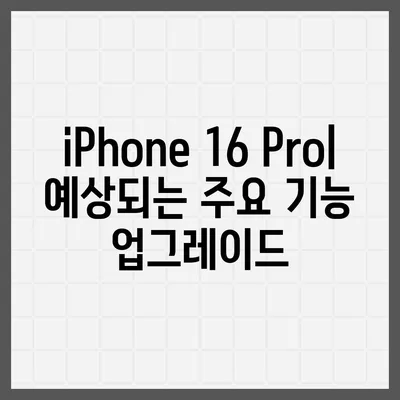 iPhone 16 Pro | 출시일, 가격, 색상, 예상 스펙