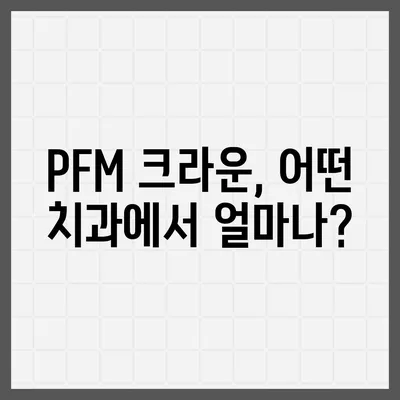 PFM 크라운 가격 비교 & 최저가 정보 | PFM 크라운, 치과, 가격, 비용, 정보