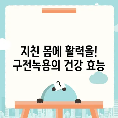 구전녹용의 놀라운 효능 7가지| 건강, 피부, 면역력까지 | 녹용 효과, 구전녹용 효능, 건강 정보