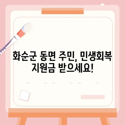 전라남도 화순군 동면 민생회복지원금 | 신청 | 신청방법 | 대상 | 지급일 | 사용처 | 전국민 | 이재명 | 2024