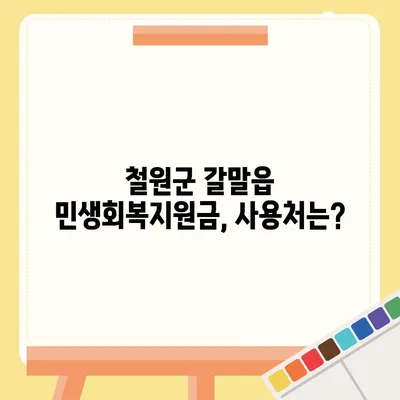 강원도 철원군 갈말읍 민생회복지원금 | 신청 | 신청방법 | 대상 | 지급일 | 사용처 | 전국민 | 이재명 | 2024