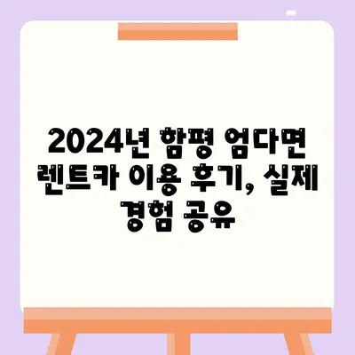 전라남도 함평군 엄다면 렌트카 가격비교 | 리스 | 장기대여 | 1일비용 | 비용 | 소카 | 중고 | 신차 | 1박2일 2024후기