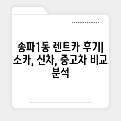 서울시 송파구 송파1동 렌트카 가격비교 | 리스 | 장기대여 | 1일비용 | 비용 | 소카 | 중고 | 신차 | 1박2일 2024후기