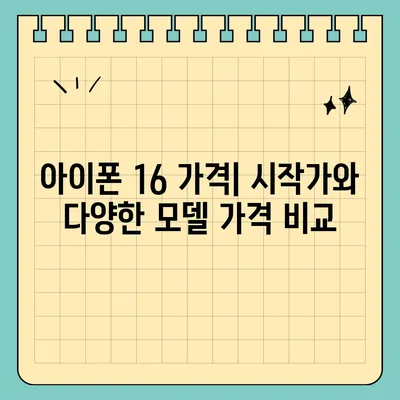 아이폰 16 출시일, 가격, 디자인, 출시국 정보