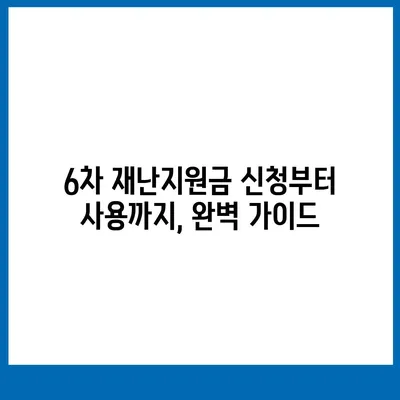 6차 재난지원금 신청, 사용처 & 잔액 조회 완벽 가이드 | 신청 방법, 사용처 정보, 잔액 확인