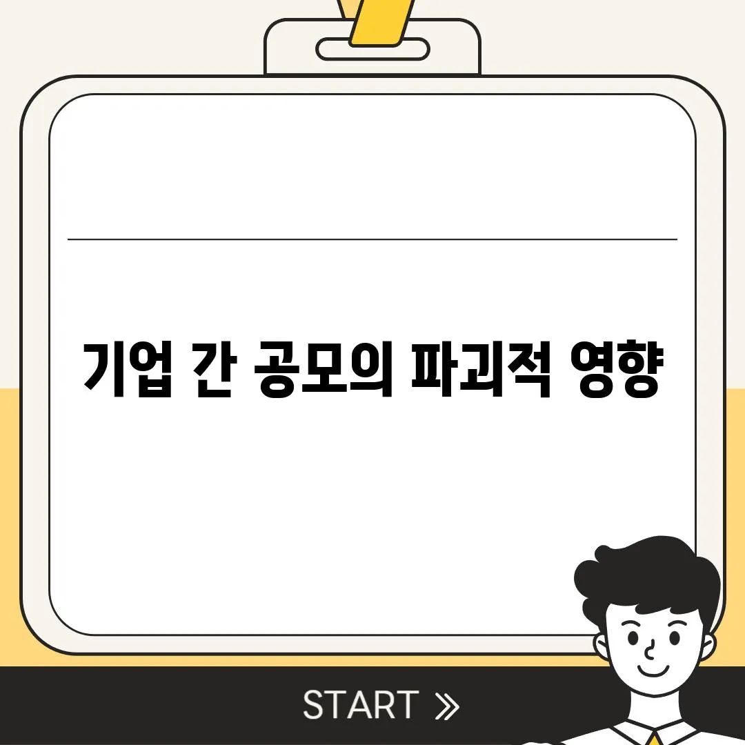 기업 간 공모의 파괴적 영향