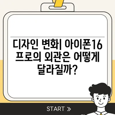 아이폰16 프로 출시일 및 디자인 변화 정리