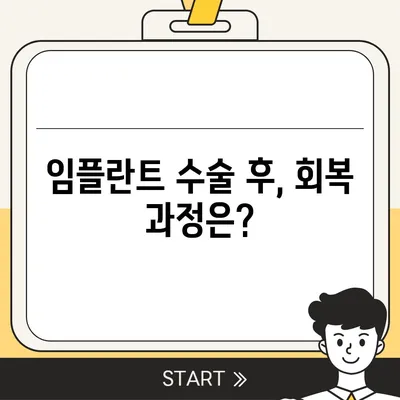 임플란트 과정| 단계별 가이드 | 임플란트 수술, 치료, 회복, 주의사항