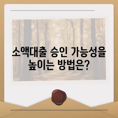 무직자 비상금 소액대출 거절, 이럴 땐 어떻게 해야 할까요? | 대출 거절 사유, 대안, 추가 정보