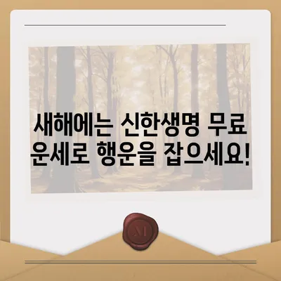 신한생명 무료 운세 2024| 나의 2024년 운세 미리보기 | 신년 운세, 무료 운세, 신한생명