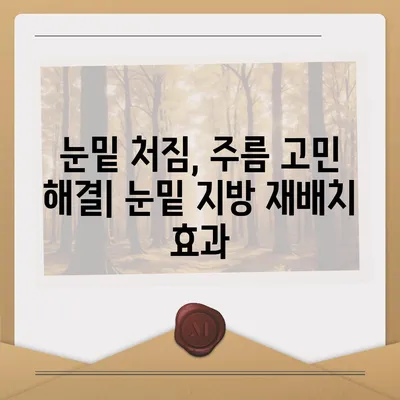 눈밑지방재배치 비용, 병원별 가격 비교 & 후기 | 눈밑 지방 재배치, 눈밑 처짐, 눈가 주름, 비용 정보, 후기