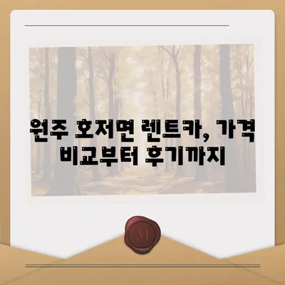 강원도 원주시 호저면 렌트카 가격비교 | 리스 | 장기대여 | 1일비용 | 비용 | 소카 | 중고 | 신차 | 1박2일 2024후기