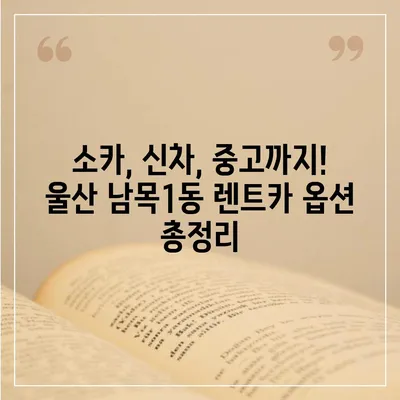 울산시 동구 남목1동 렌트카 가격비교 | 리스 | 장기대여 | 1일비용 | 비용 | 소카 | 중고 | 신차 | 1박2일 2024후기