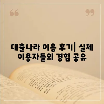 대출나라