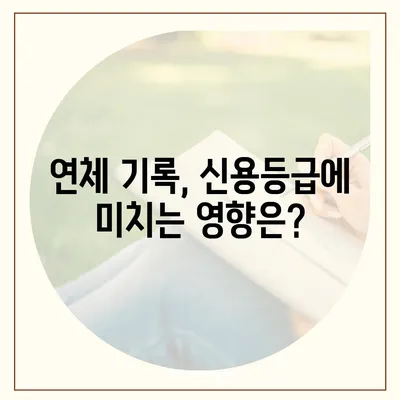 개인돈 연체자, 대출 신청 가능할까요? | 연체 기록, 신용등급, 대출 가능성, 성공 전략