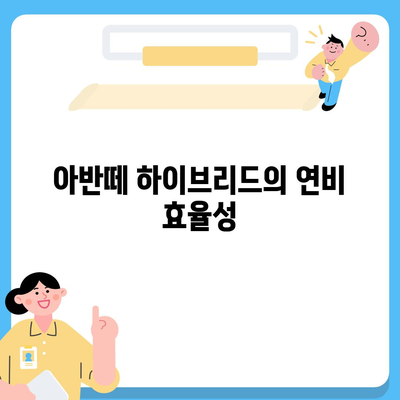 아반떼 하이브리드 장기렌트 인기의 이유를 밝힙니다.