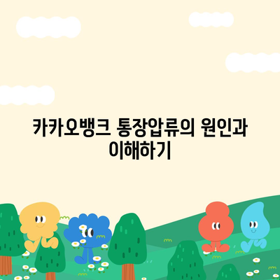 카카오뱅크 통장압류 해제하는 단 하나의 방법