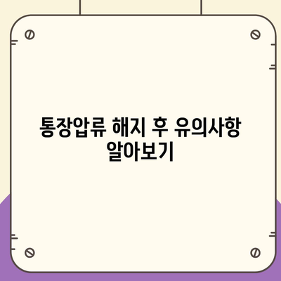 카카오뱅크 통장압류 해지 방법