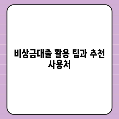 카카오뱅크 비상금대출 방법