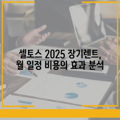 셀토스 2025 장기렌트 비용 대비 효과