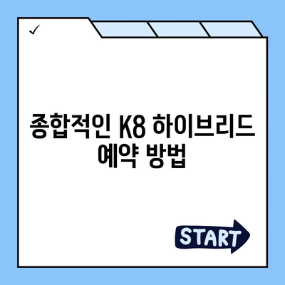 K8 하이브리드 장기 렌트 | 풍부한 재고 확보