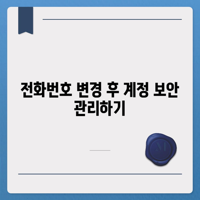 카카오톡 전화번호 변경 방법 안내