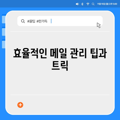 카카오 pc버전 메일