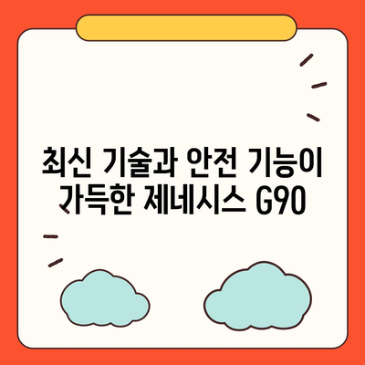 제네시스 G90 렌트하는 이유가 다 있네요~