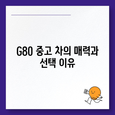 G80 중고 장기렌트 이용 성공 후기