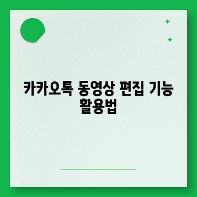 카카오톡 동영상