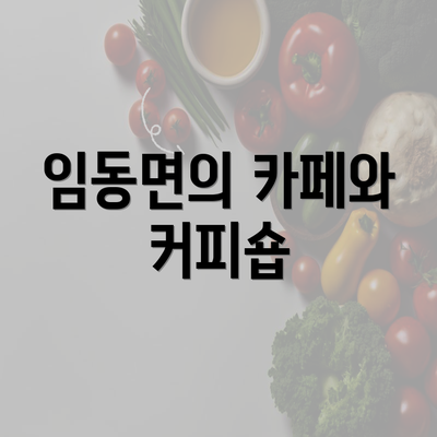 임동면의 카페와 커피숍