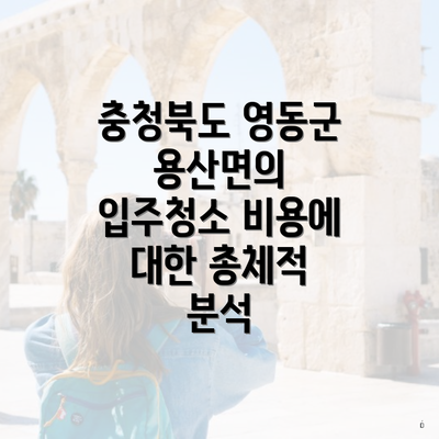 충청북도 영동군 용산면의 입주청소 비용에 대한 총체적 분석