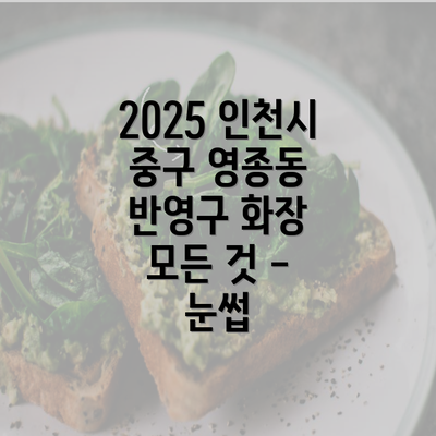 2025 인천시 중구 영종동 반영구 화장 모든 것 - 눈썹