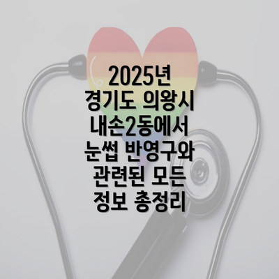 2025년 경기도 의왕시 내손2동에서 눈썹 반영구와 관련된 모든 정보 총정리